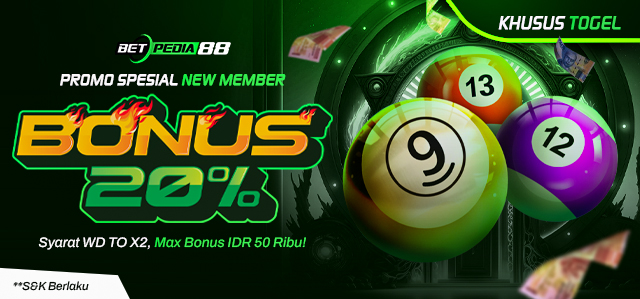 BONUS TOGEL 20%