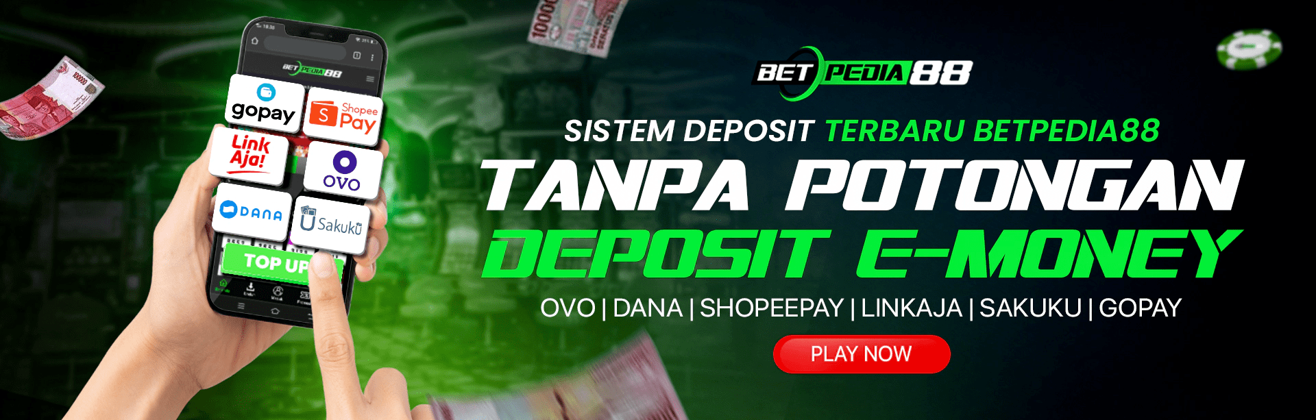 DEPOSIT E-MONEY TANPA POTONGAN